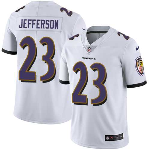 Nike Baltimore Ravens #23 Tony Jefferson White NFL Vapor Untouchable Limited Jersey,We sell and wholesale Nike Baltimore Ravens #23 Tony Jefferson White NFL Vapor Untouchable Limited Jersey on line form chian!